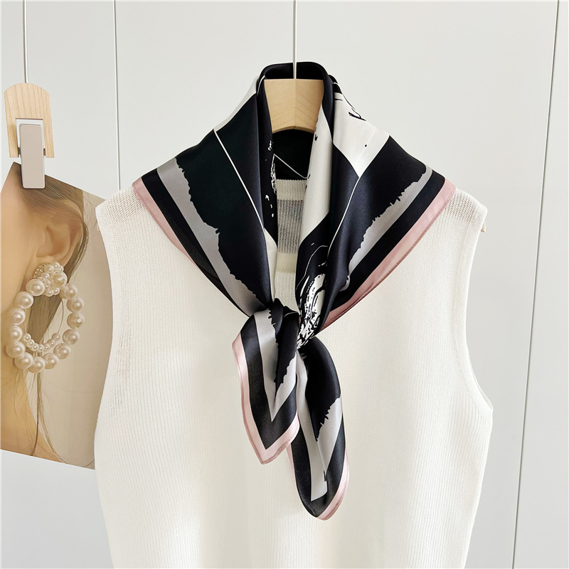 Camellia Spring/Summer Mulberry Silk Medium Square Shawl 095