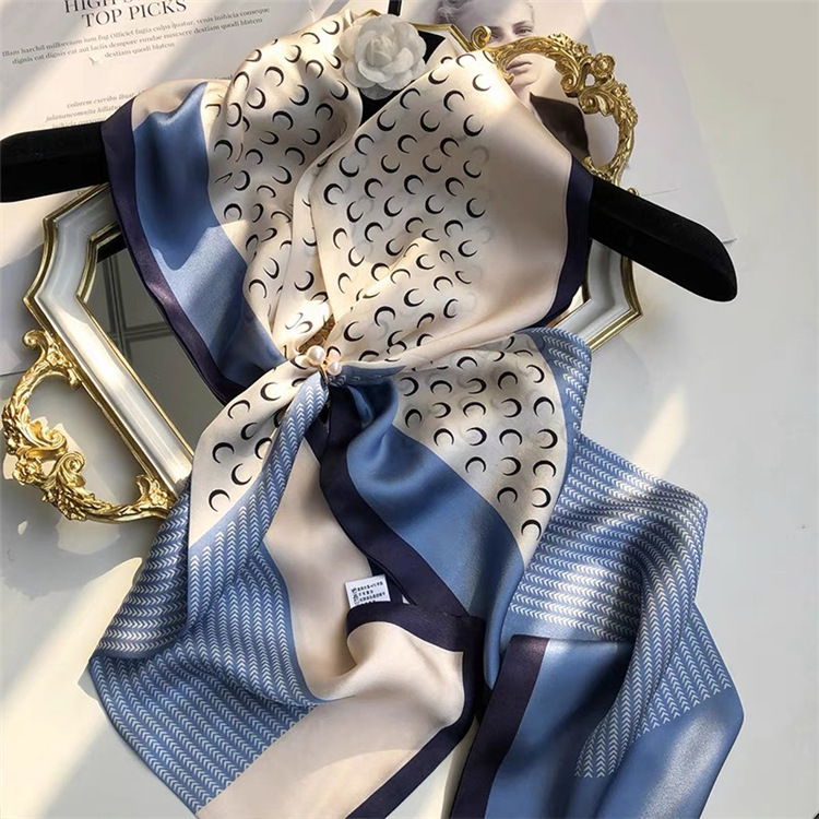 Double Layer Silk Scarf Mulberry Silk Scarf Decorative Scarf Streamer 051