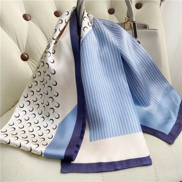 Double Layer Silk Scarf Mulberry Silk Scarf Decorative Scarf Streamer 051