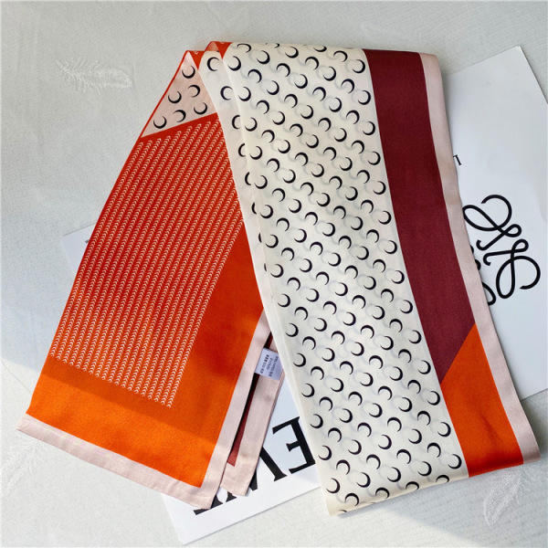 Double Layer Silk Scarf Mulberry Silk Scarf Decorative Scarf Streamer 051