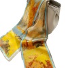 Double Mulberry Silk Scarf Women's autumn fashion streamer 074