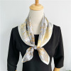Forest Mulberry Silk Scarf Spring Autumn Middle square Towel 082