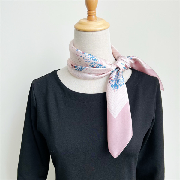 Intellectual Square Scarf Mulberry Silk Silk Scarf 080