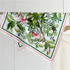 Leaf Flamingos Middle Pure silk Shawl 083