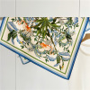 Leaf Flamingos Middle Pure silk Shawl 083