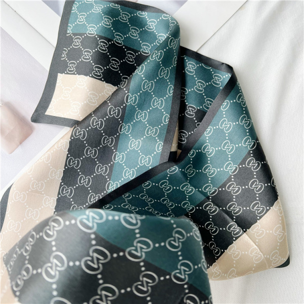 Match color female winter double double sided silk Scarf streamer 066