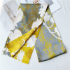 Mulberry silk scarf all-match splicing real silk streamer scarf 028