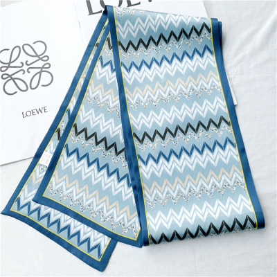 Mulberry Silk scarf autumn foreign fashion Double sided streamer 020