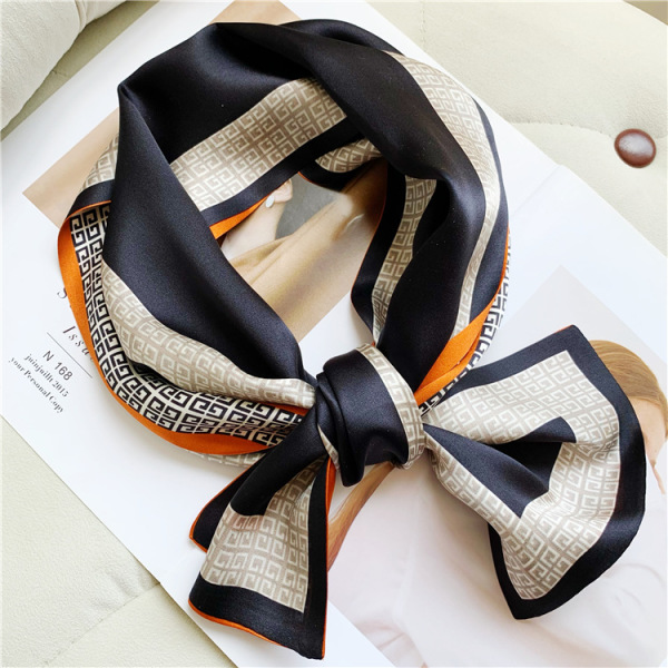 Mulberry Silk Scarf Career Double Layer Real Silk Scarf Streamer 054