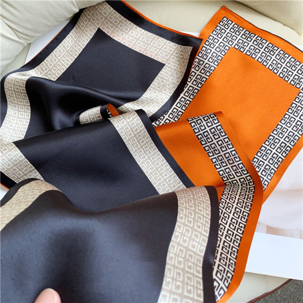 Mulberry Silk Scarf Career Double Layer Real Silk Scarf Streamer 054