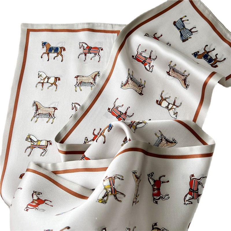 Mulberry Silk Scarf Double sided Long Scarf streamer 030