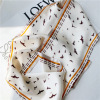 Mulberry Silk Scarf Everything Double sided thin narrow scarf streamer 014