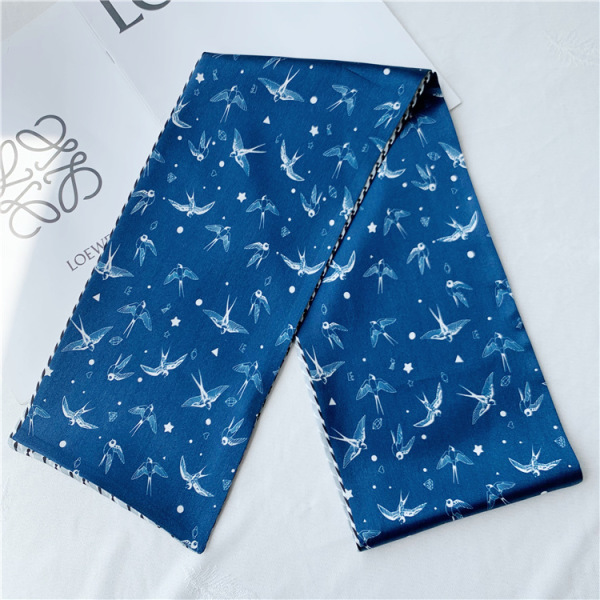 Mulberry Silk scarf fashion Everything Double sided streamer 026