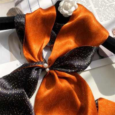 Mulberry Silk Scarf Multifunctional decorative Scarf streamer 031