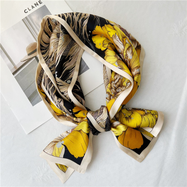 Mulberry Silk Scarf spring and summer long double sided scarf streamer 044