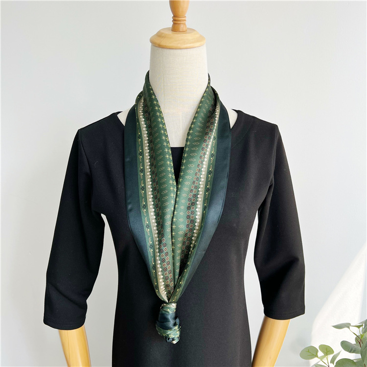 Mulberry silk scarf spring and summer long streamer 065