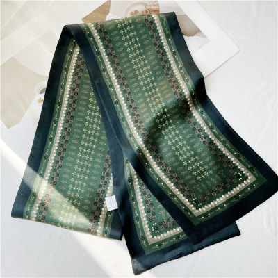 Mulberry silk scarf spring and summer long streamer 065