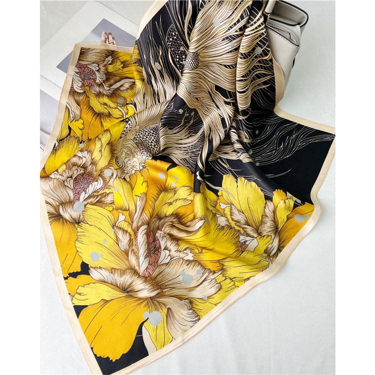 Mulberry Silk Scarf Women's Square Towel 099