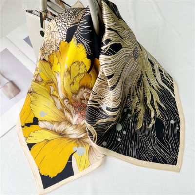 Mulberry Silk Scarf Women's Square Towel 099