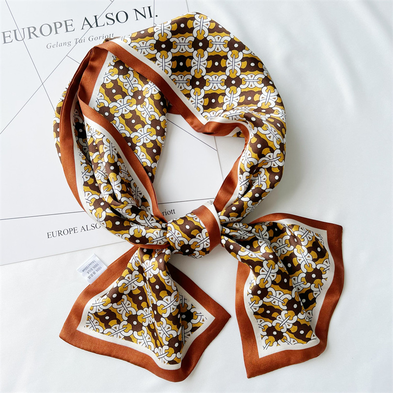 Presbyopia Triumphal Arch Mulberry Silk Scarf streamer 057