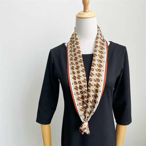 Presbyopia Triumphal Arch Mulberry Silk Scarf streamer 057