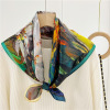 Real Silk scarf fashion mulberry silk medium square shawl 097