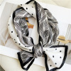 Real Silk streamer new double-sided mulberry silk scarf all-matching scarf 003