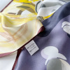 Simple Graffiti Square Scarf Mulberry Silk Silk Scarf 078