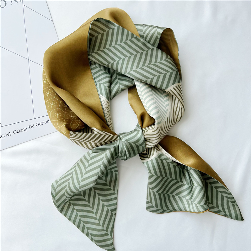 Simple Mulberry Silk Scarf Real Silk Scarf Thin narrow long scarf streamer 042