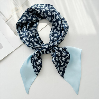 Simple Multi-match Mulberry Silk Scarf Scarf Streamer 037