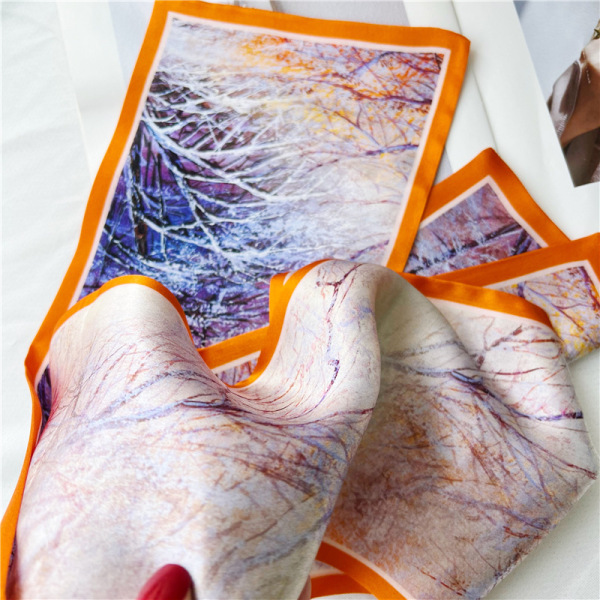 Spring and summer Mulberry Silk Scarf Streamer 062