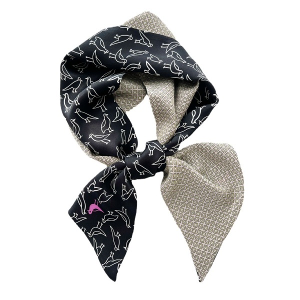 Spring and summer simple silk scarf ladies all-match ribbon decorative scarf 001