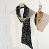 Spring and summer simple silk scarf ladies all-match ribbon decorative scarf 001