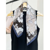 Tasteful Floral Medium Square Scarf Decorative Scarf Shawl 098