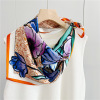 Women's spring and summer middle square Scarf decoration 081