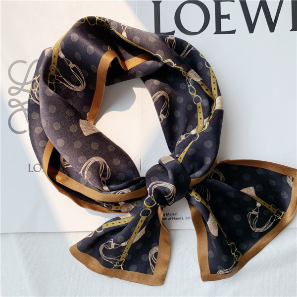 Workplace Mulberry Silk scarf Fashion Double sided streamer for women 049