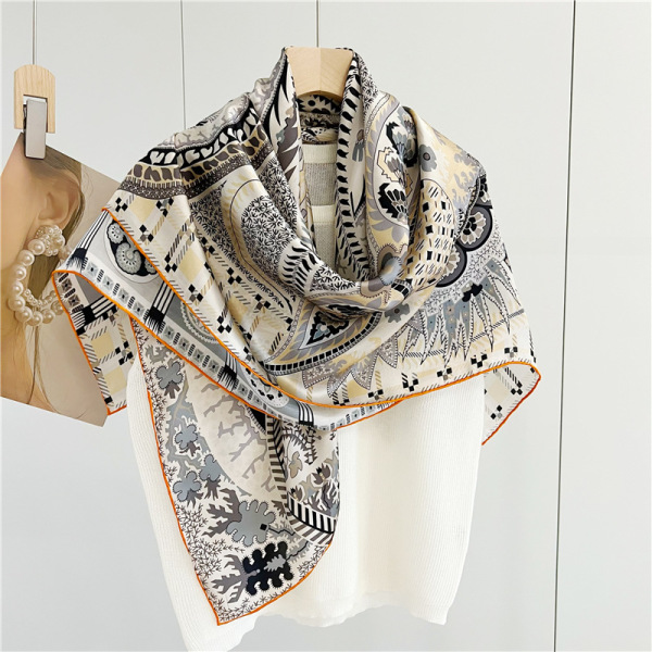 Amorous female Mulberry Silk Scarf Multifunctional shawl 143