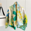 Animal Carnival Mulberry Silk Scarf Square Shawl Dual-Use 152