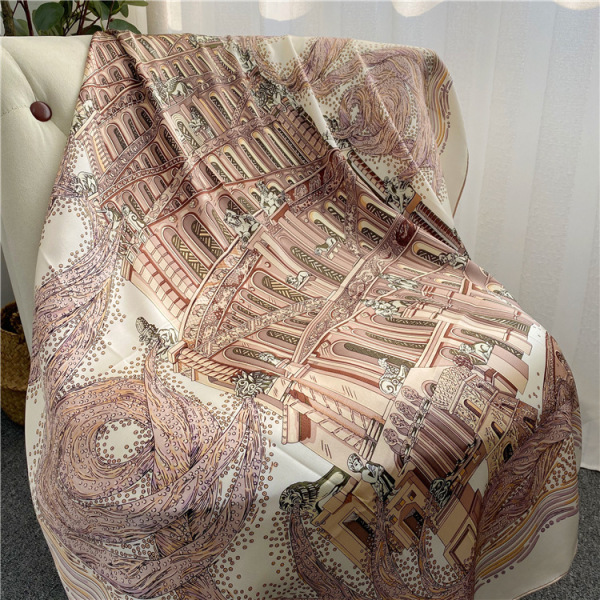 Babel River Mulberry Silk Large Square Shawl 148