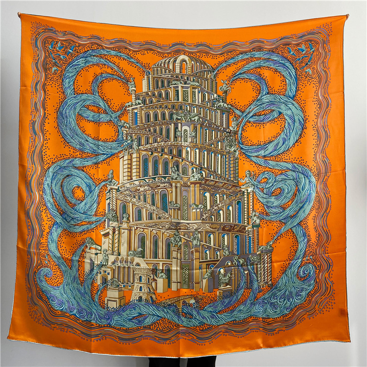 Babel River Mulberry Silk Large Square Shawl 148