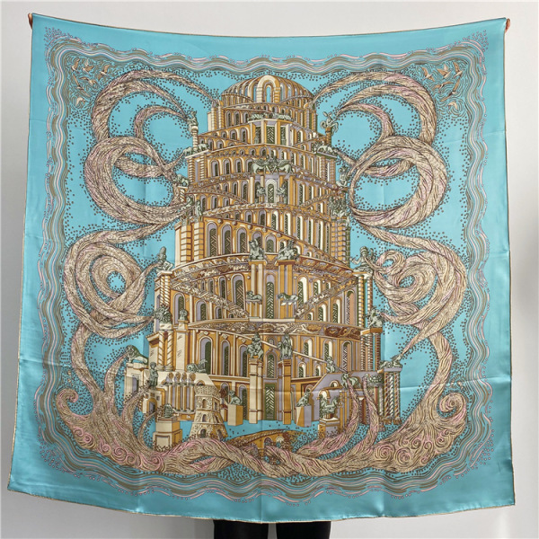 Babel River Mulberry Silk Large Square Shawl 148