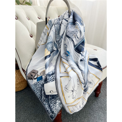 Cloakroom Mulberry Silk Scarf Women's Square Scarf Shawl 108