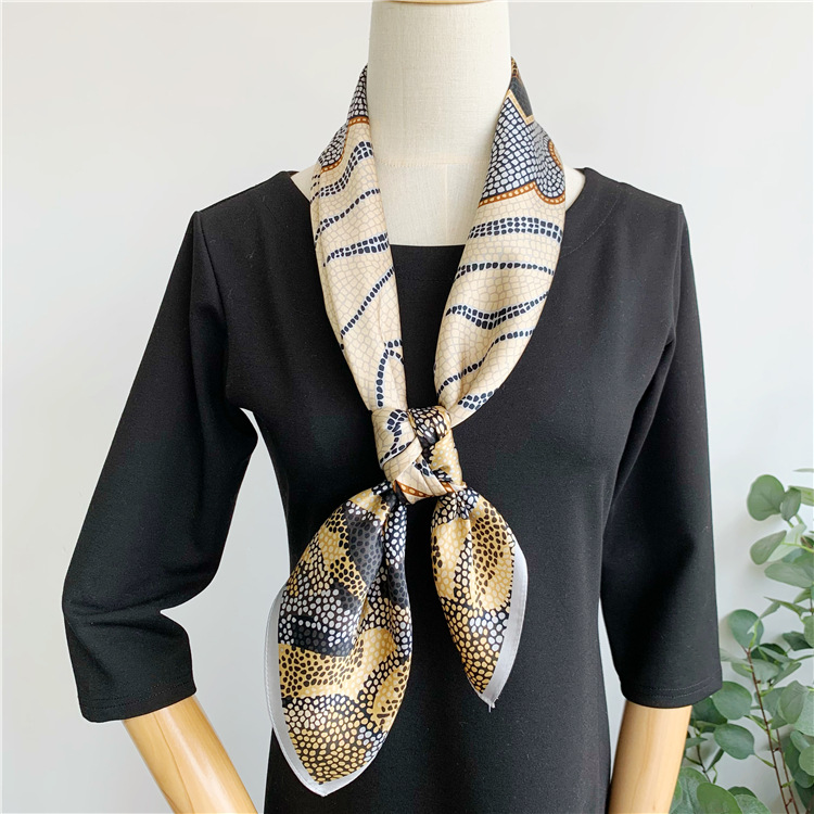 Coral Sea Square Scarf Mulberry Silk Scarf women everything 124