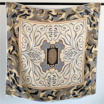 Coral Sea Square Scarf Mulberry Silk Scarf women everything 124
