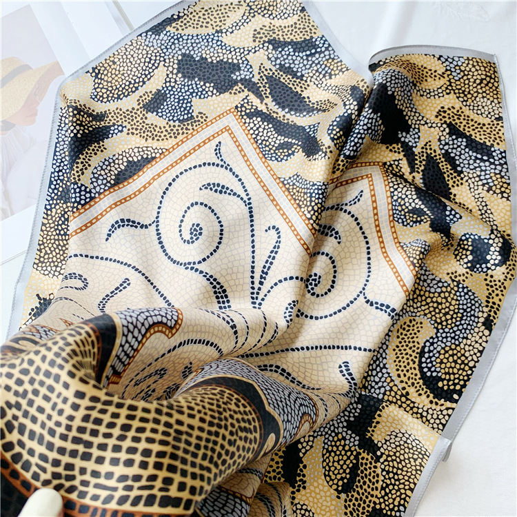 Coral Sea Square Scarf Mulberry Silk Scarf women everything 124