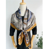 Elegant Bohemian Mulberry Silk Large Square Shawl for Women 147