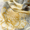 Forest All-Match Satin Large Square Shawl Mulberry Silk Shawl 144