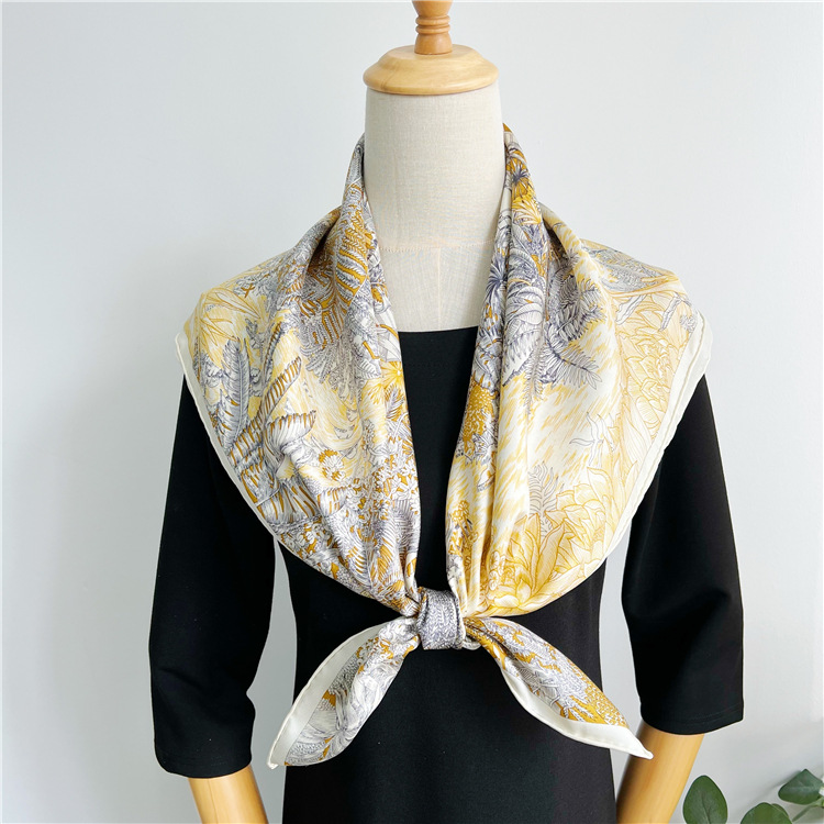 Gentle Mulberry Silk Scarf Women's large Square Scarf 103