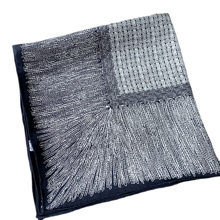 Large square scarf autumn winter Mulberry Silk scarf Multifunctional shawl 129