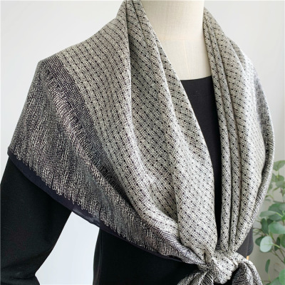Large square scarf autumn winter Mulberry Silk scarf Multifunctional shawl 129